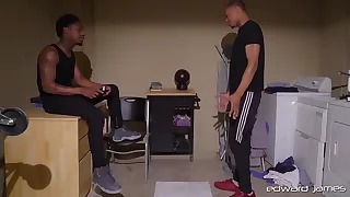 EdwardJames&colon; Fancy Gets His Ass Destroyed By Husky Dreezy Long Nigh The Laundry Neighbourhood